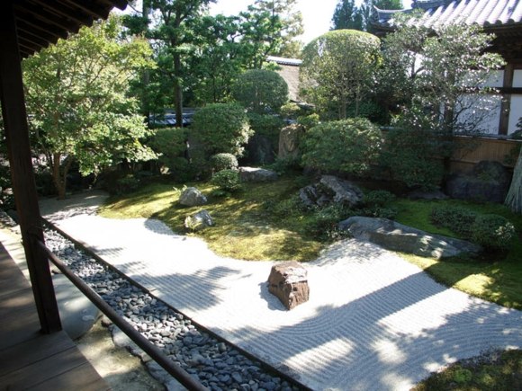 Japanese contemporary design garden