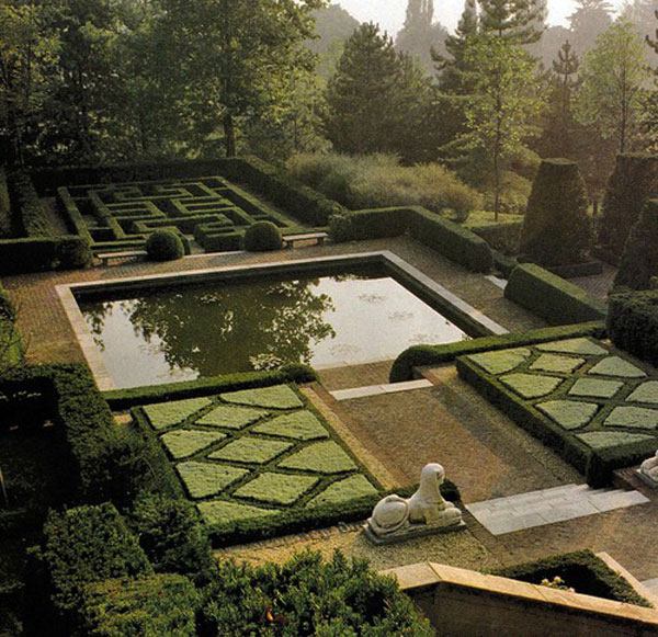 geometric design garden