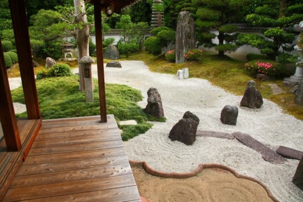 Japanese design garden relax deco