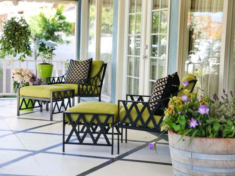 gardens and terraces potted flowers