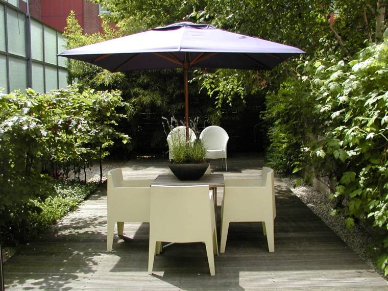 exterior decoration gardens terrace zen