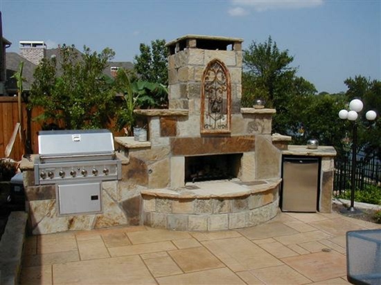 outdoor garden barbecue