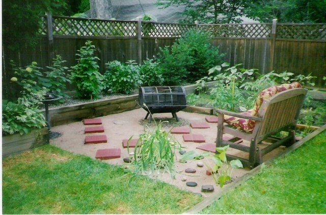 garden feng shui relaxation area