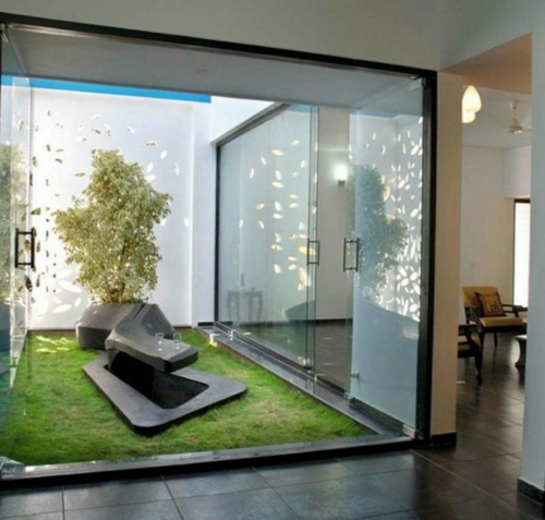 Japanese design interior garden