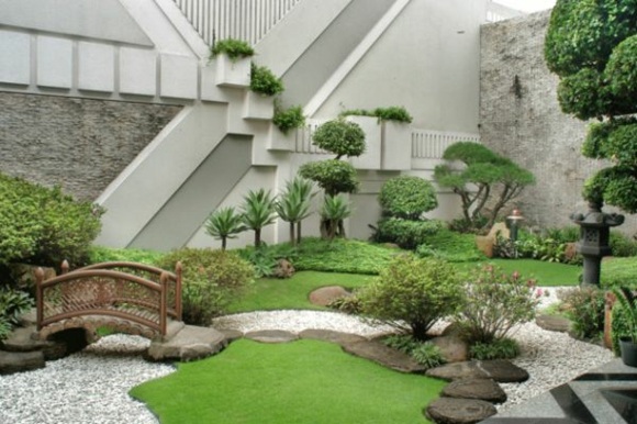 modern japanese garden