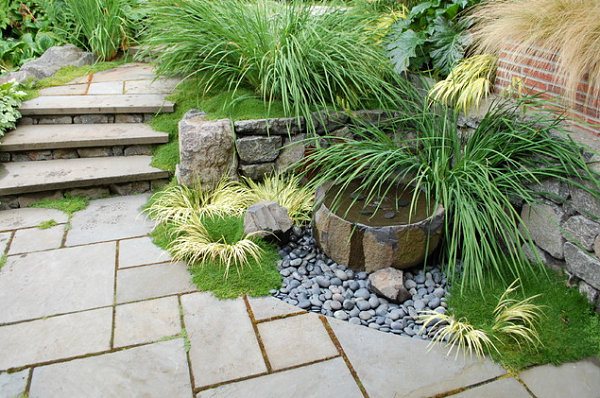 garden house bins plants greenery