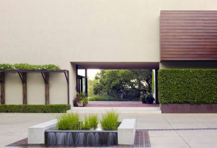 modern minimalist garden deco