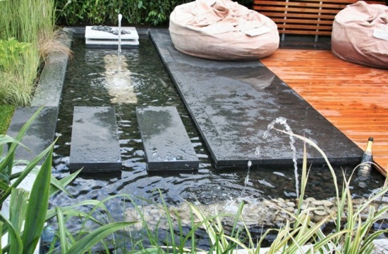 modern garden aquatic basin