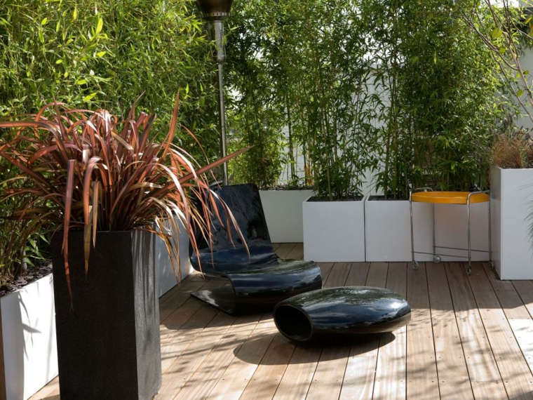 small modern terraces furniture garden design