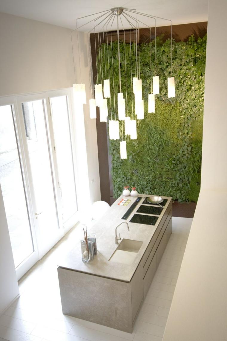 Italian interior design wall garden