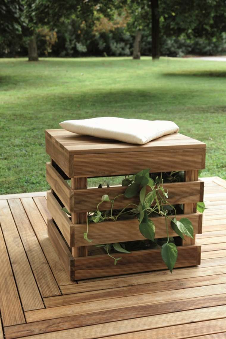 wooden pallet idea diy cushions outdoor landscaping