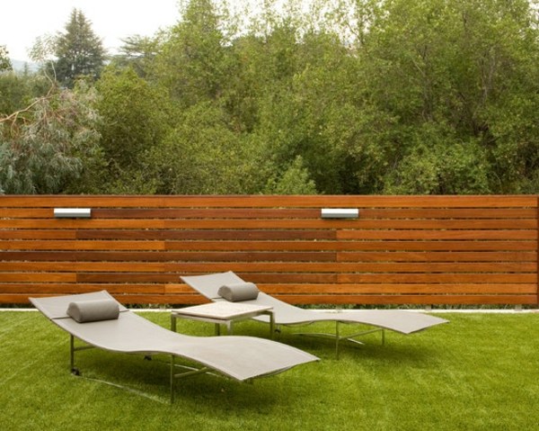 garden relax wood exterior partition