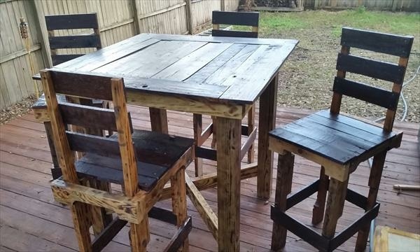 wooden table pallet chair wooden pallet