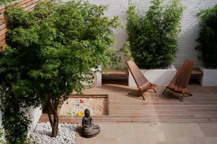 terrasserede haver landskabspleje zen design