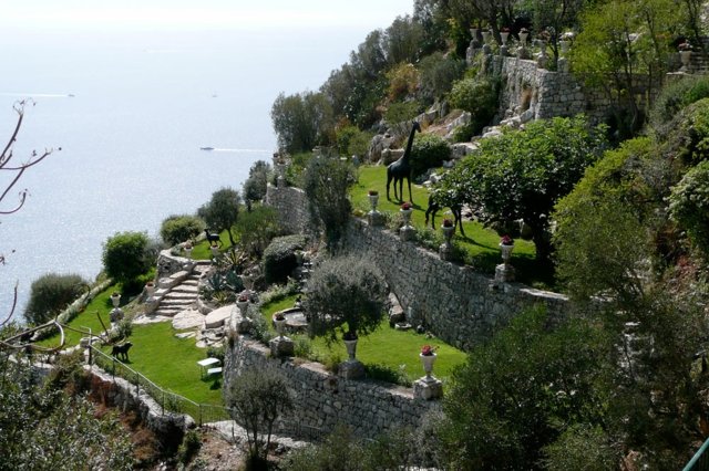 terrasseret have Eze Côte d'Azur