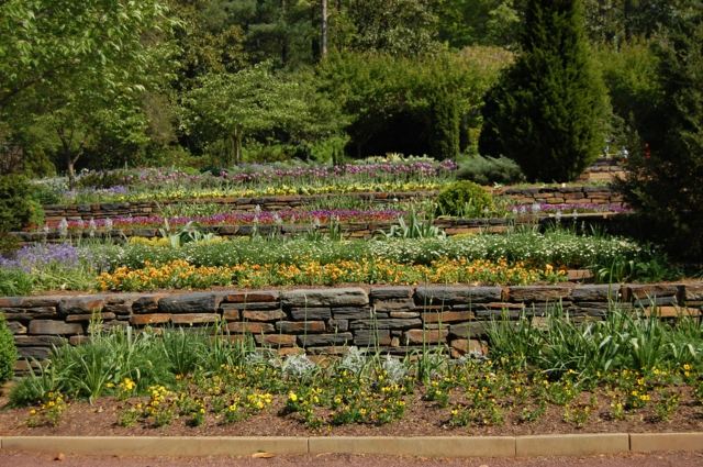 haven terrasser blomsterbed