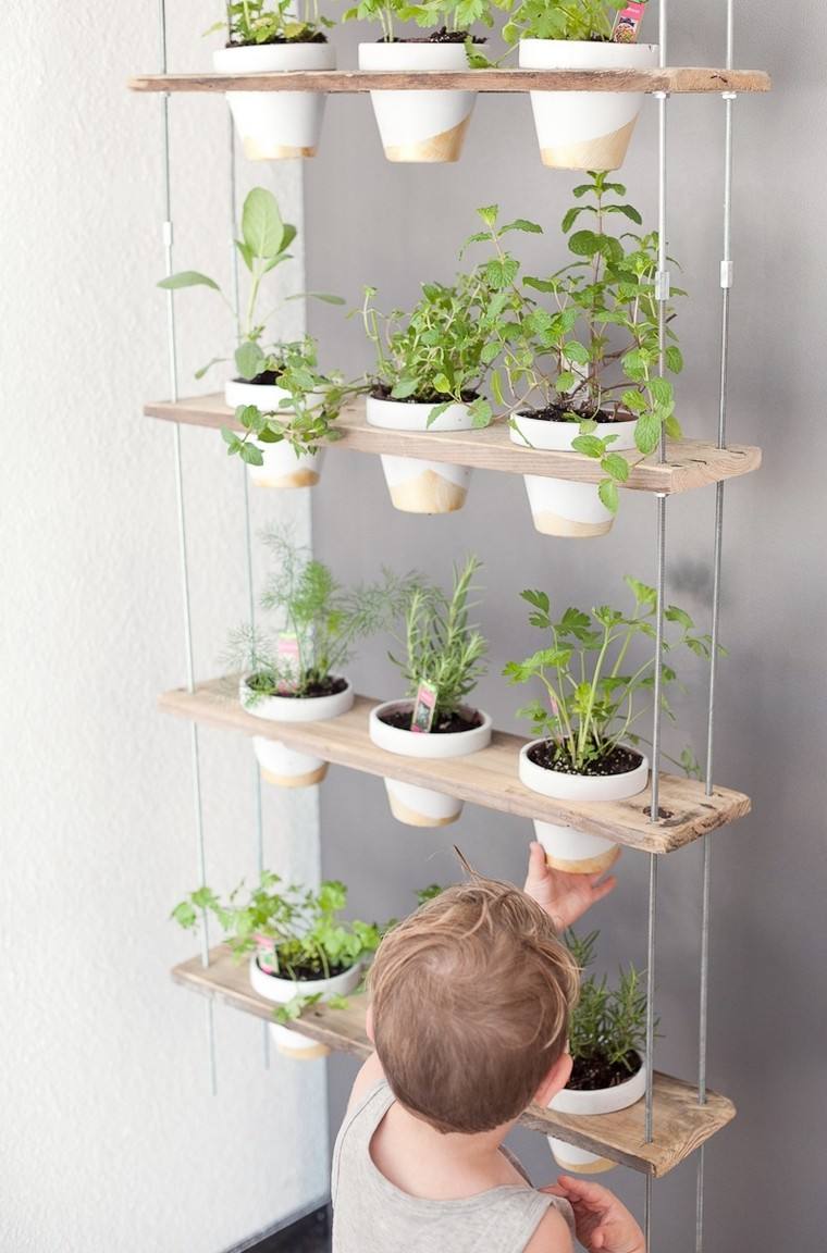 make a plant wall indoor pot suspension