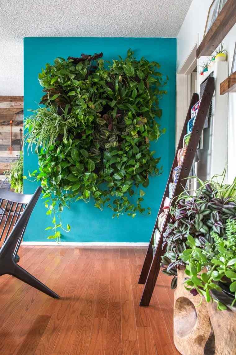 make a green wall interior ideas diy