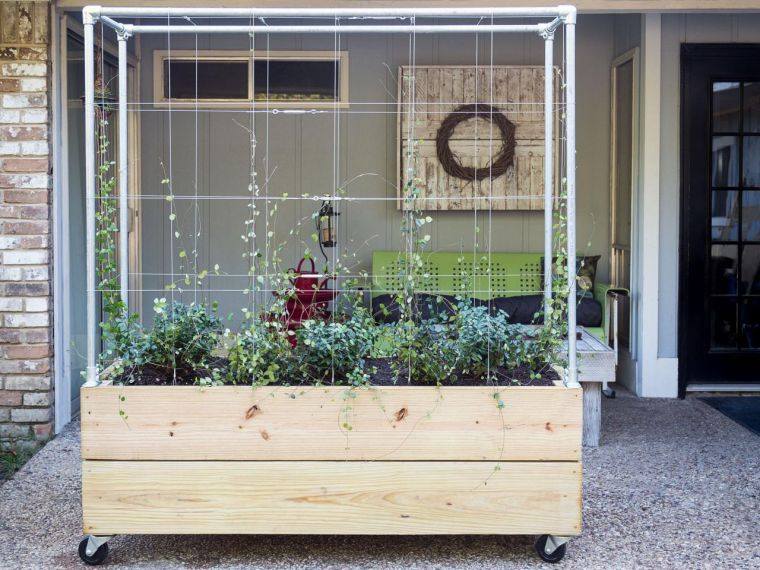 planter with lattice idee-fabrication-easy