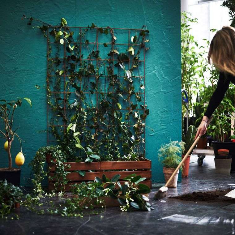 planter with trellis ikea-inspiration-diy-deco