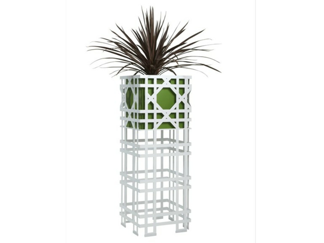 metal planter Jean Claude Cardiet