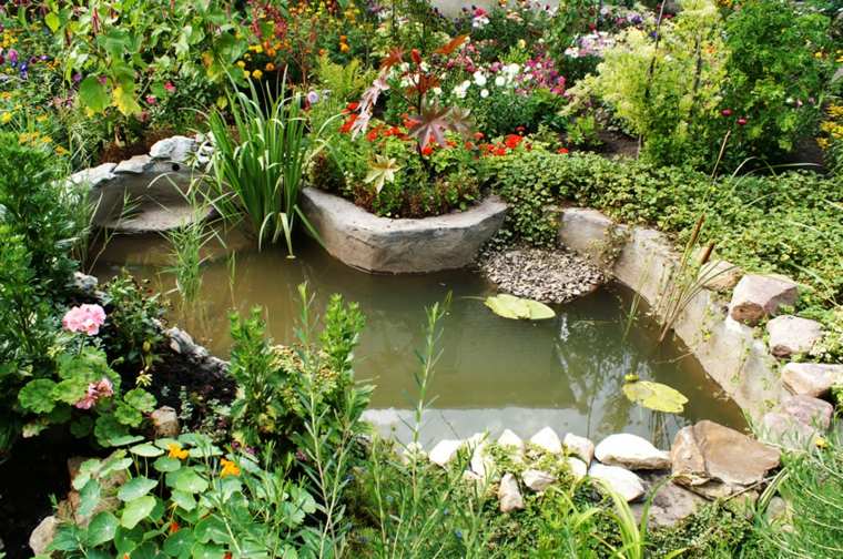 water gardens idea landscaping stone basin