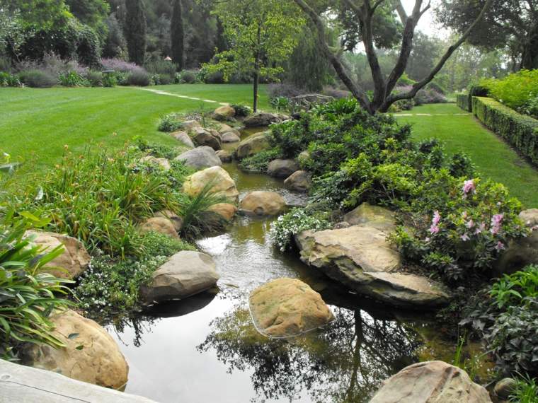 natural garden stone deco exterior landscape