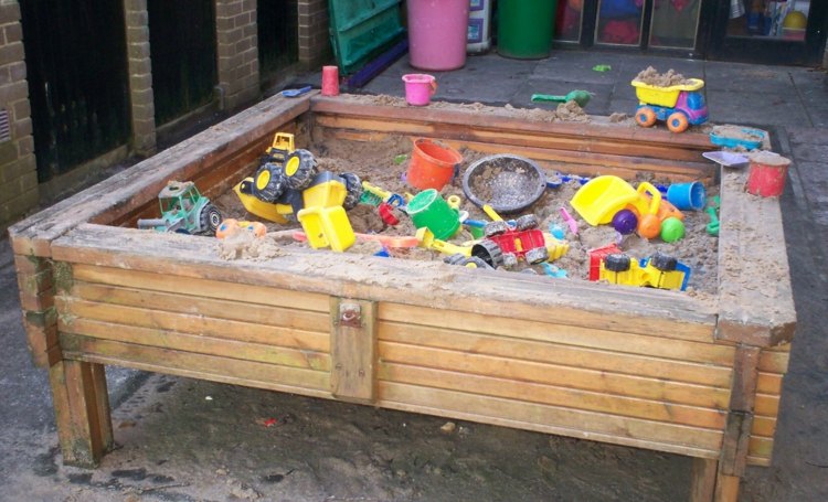 outdoor games sandpit