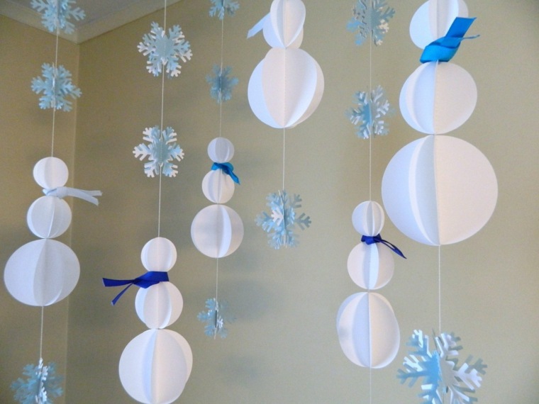 decoration christmas hanging idea original snowflake gurilande