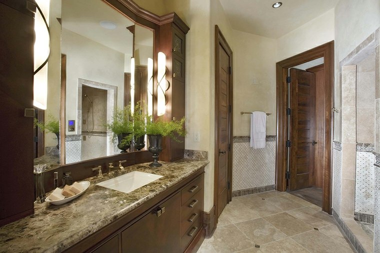 Travertine bathroom furniture