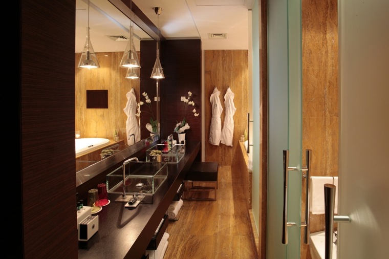 wall paneling wood bathroom design