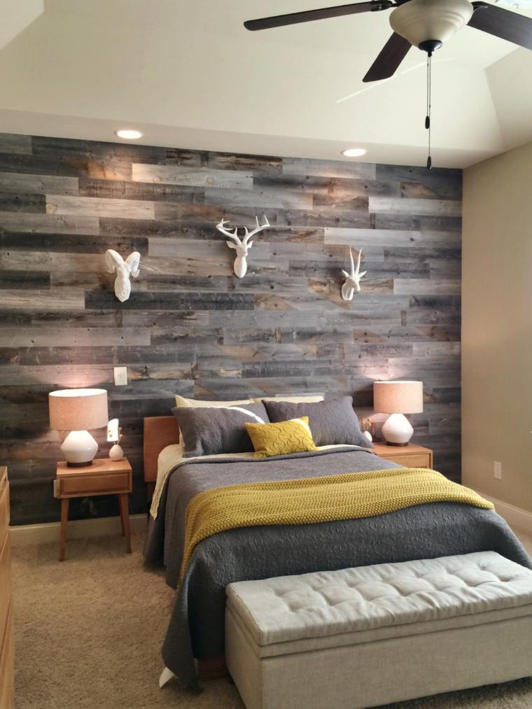 wall paneling bedroom design