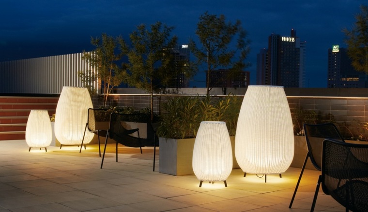 lighting modern terrace lamp