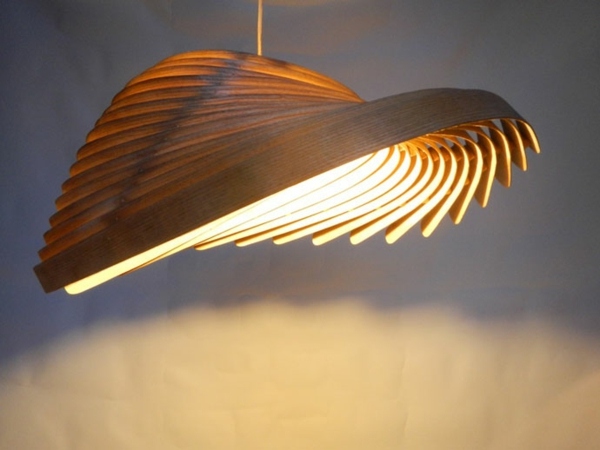 design wooden lamp