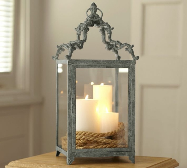 lantern candle wrought iron