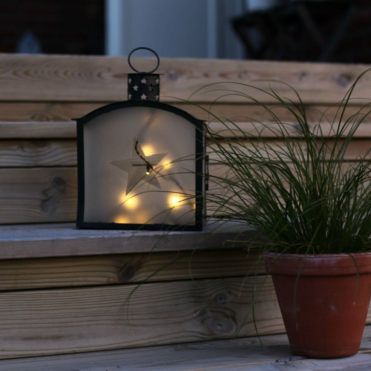 outdoor garden idea lighting modern candle design