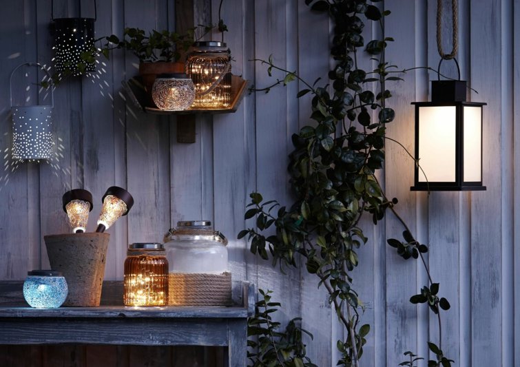 lantern garden idee decor