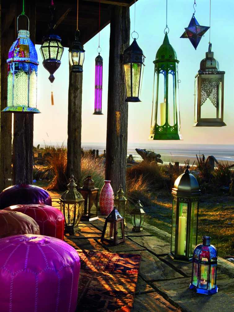 lantern garden Moroccan style