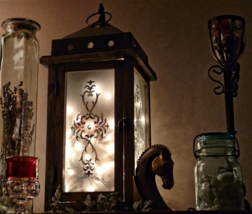 deco christmas lantern