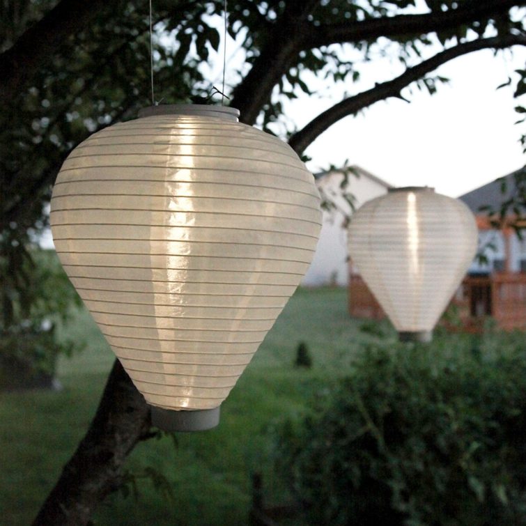 lantern paper deco trees