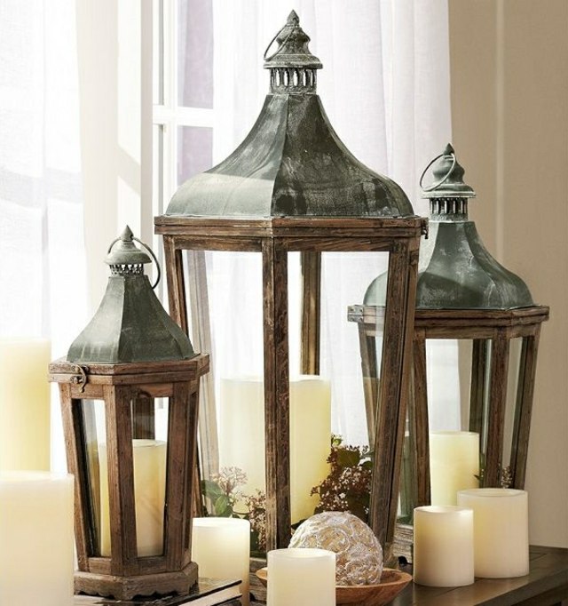 deco lanterns three sizes