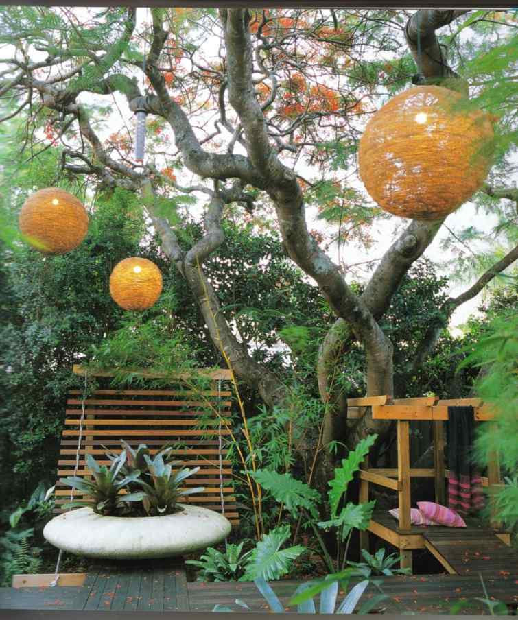 lanterns design garden idea