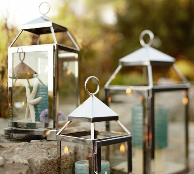 modern metal lanterns