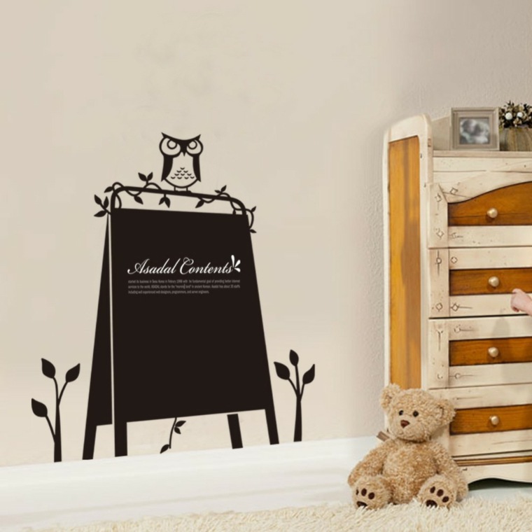 l'ardoise craie idee deco chambre enfant