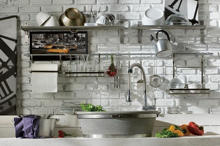 contemporary metal kitchen sink