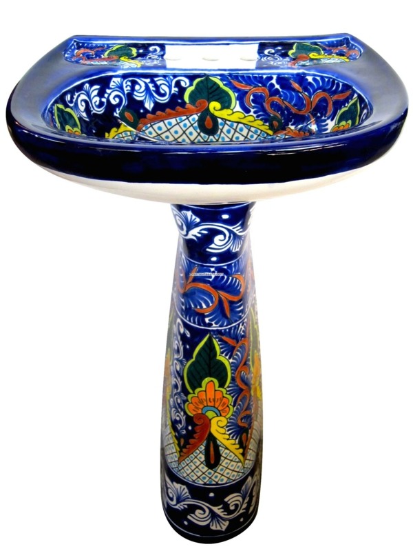 washbasin design original color blue