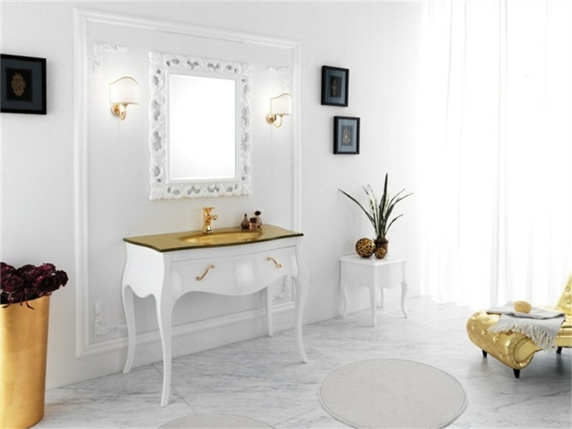 washbasin cabinet white bathroom