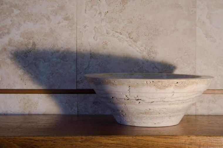 travertine washbasins natural stone accessories