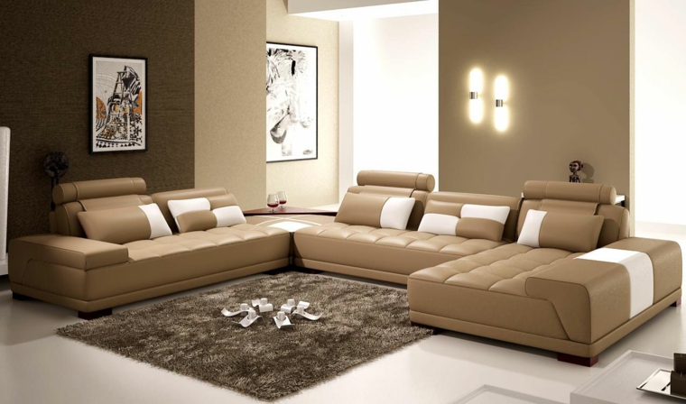 the luxurious-comfortable beige living room