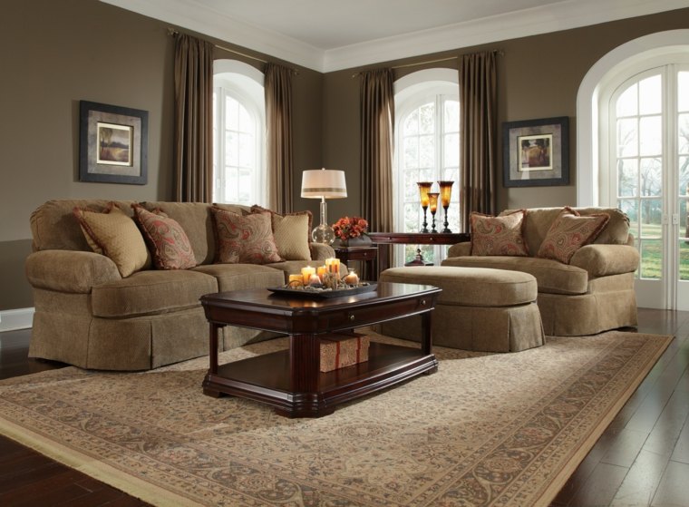 the beige furniture-comfortable living room